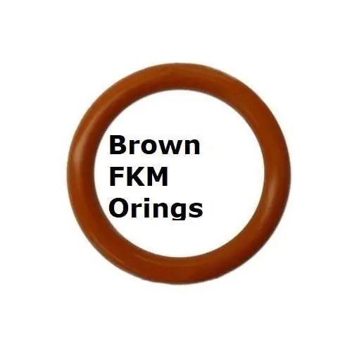 FKM Heat Resistant Brown O-rings Size 410 Price for 1 pc