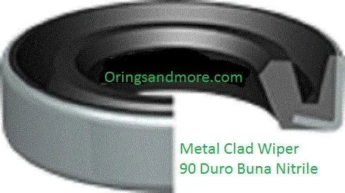 Metal Clad Rod Wipers H Style 3-1/4"x 3-3/4"x 5/16"