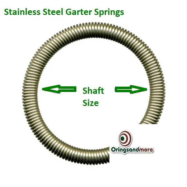 Stainless Garter Springs for 100mm Shaft Minimum 1 pc