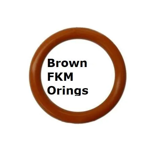 FKM Heat Resistant Brown O-rings Size 418 Price for 1 pc