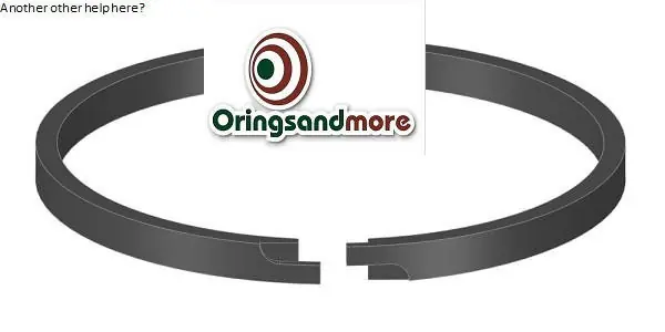 Metric Piston Ring Cast Iron 50x2x2mm