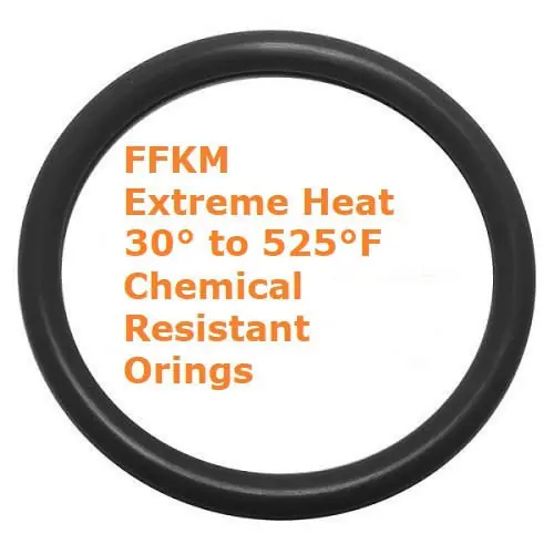 FFKM 75 Black O-rings N894 Size 013