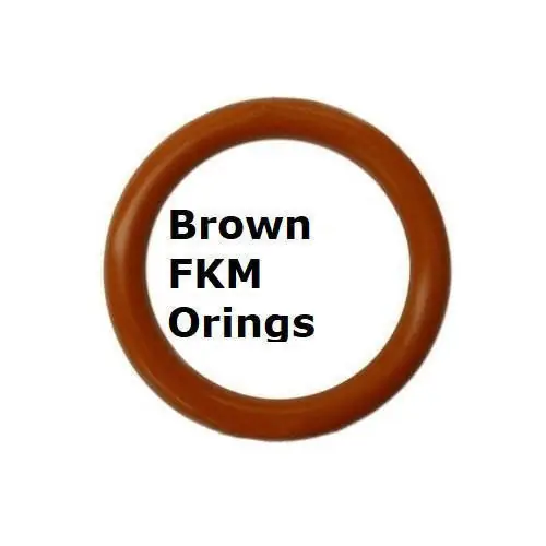 FKM Heat Resistant Brown O-rings Size 407 Price for 1 pc