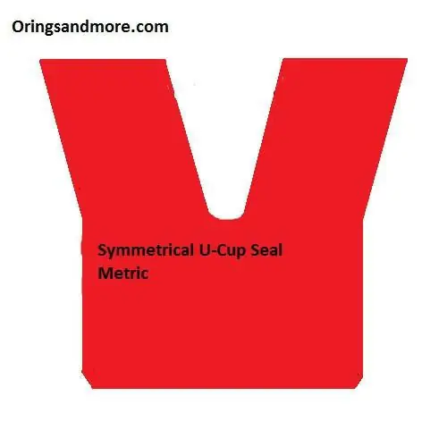 Hydraulic U Cup Metric 80mm ID x 100mm OD x 10mm Seal Price for 1 pc