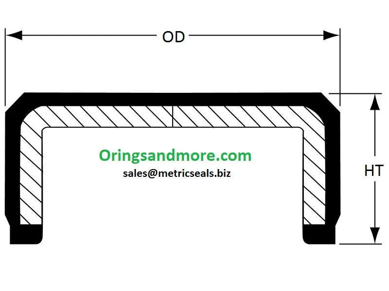90mm OD x 12.0mm HT End Cap Seal Price for 1 pc