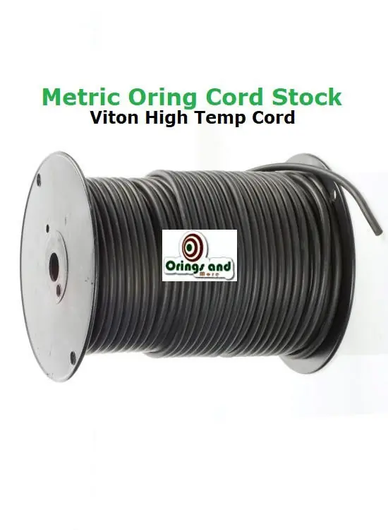 Metric 7.0mm O-ring Cord FKM Black Price per Foot