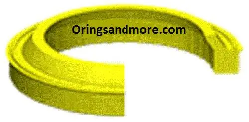 Metric Ribbed D Rod Wipers 63 x 73.6 x 5.3mm Price for 1 pc