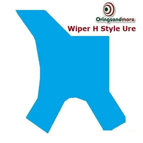 H Style Urethane Rod Wipers 75 x 85 x 6mm Price for 1 pc