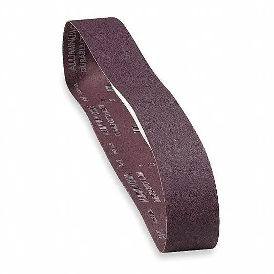 NORTON 78072727984 Sanding Belt 6 in W x 48 in L, Aluminum Oxide, 60 Grit, X Wt Cotton Backing, R215 Metalite