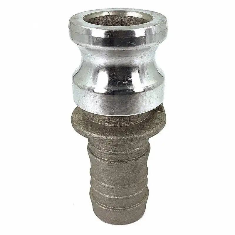 KVM Tools PLE23 Cam and Groove Adapter, 1-1/4", Aluminum, Plug Length 1-17/32"