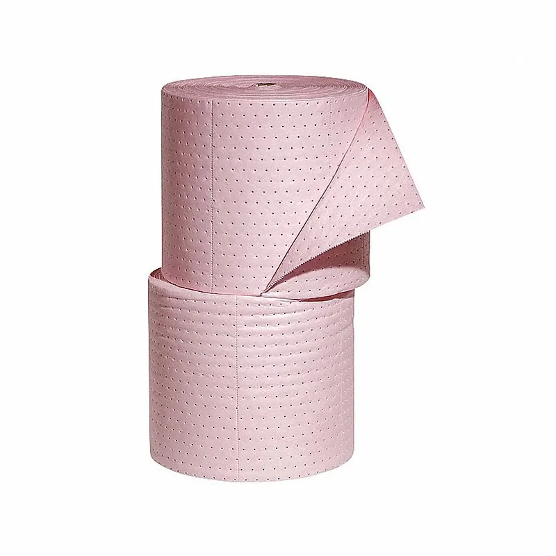 New Pig MAT320 Absorbent Roll, Absorbs 40 gal. Universal, 2 PK , Pink