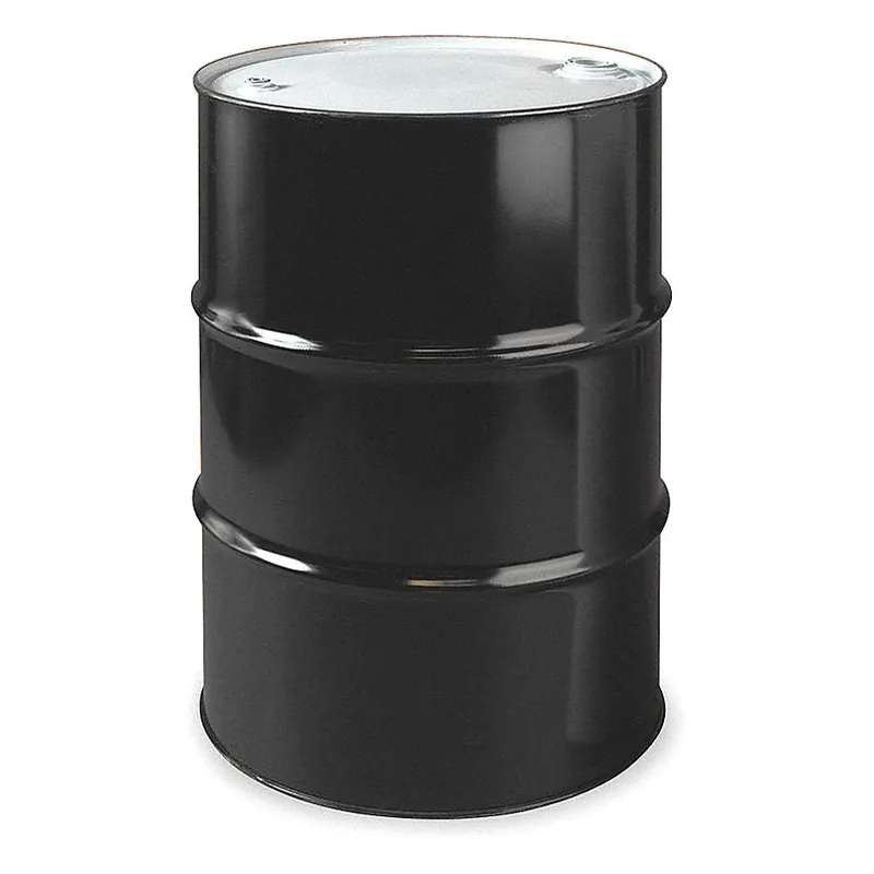 KVM Tools DRTL55-1209 Closed Head Transport Drum, Steel, 55 gal, Lined, Black