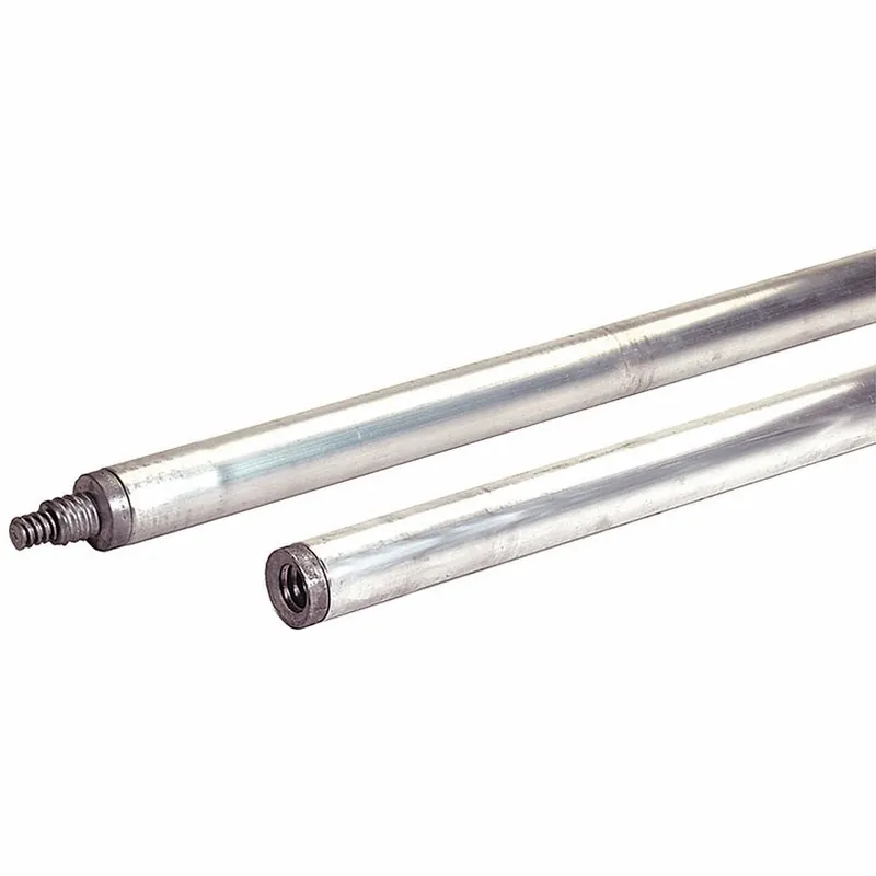 Marshalltown B5 72 Threaded Handle, 1-3/4 x 72 In, Aluminum