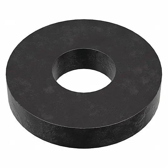 TE-CO 42600 Flat Washer, Fits Bolt Size 10 , Steel Black Oxide Finish, 25 PK