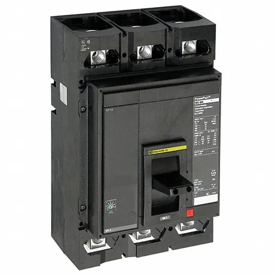 Square D MGL26400 Molded Case Circuit Breaker, 400 A, 600V AC, 2 Pole, Lug In/Lug Out Mounting Style, MG Series