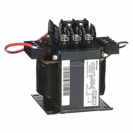 Square D 9070TF500D1 Control Transformer, 500VA, 4.43 In. H