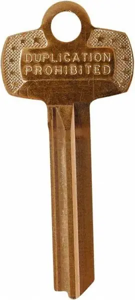Best 1A1M1KS473KS800 Key Blank, Standard, M Keyway, 1/2in.