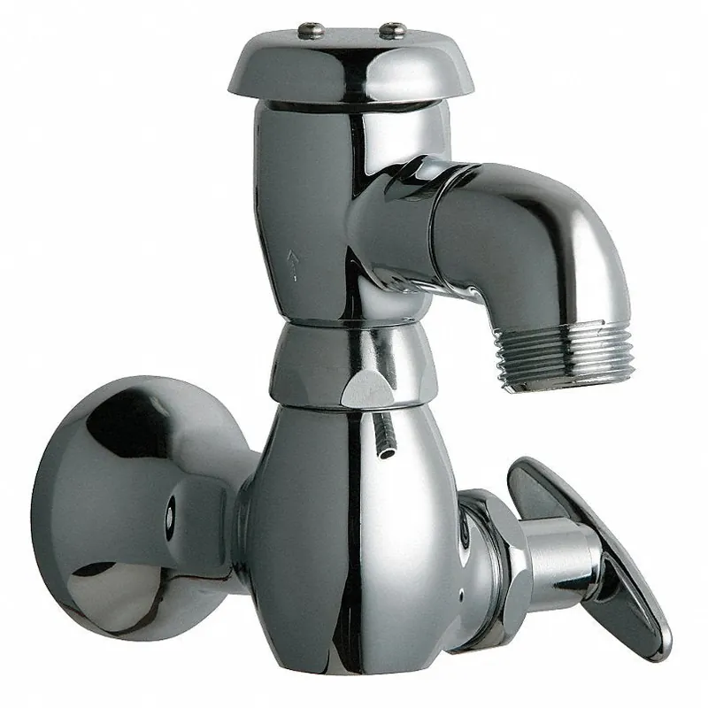 Chicago Faucets 952-CP Single Hole Mount, 1 Hole Low Arc Sill Faucet, Chrome plated