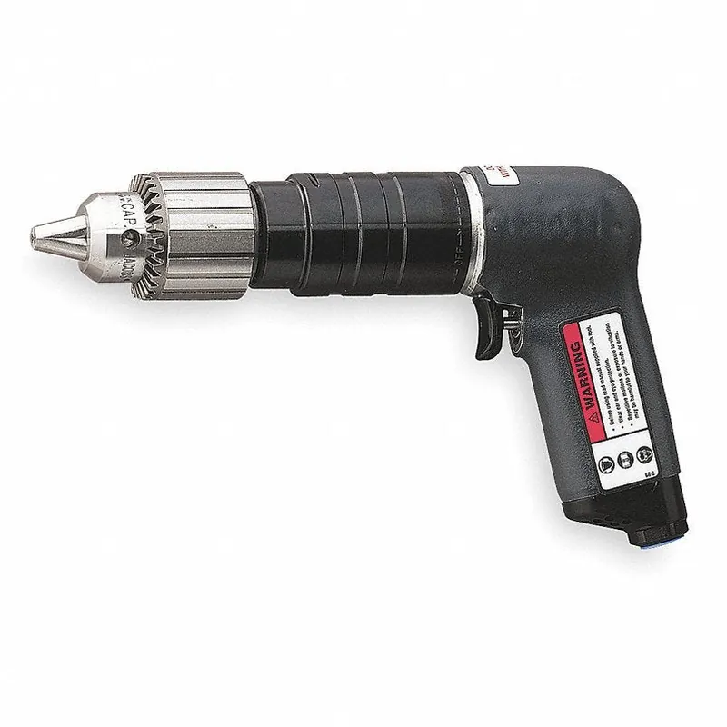 Ingersoll Rand 7AQST8 Air Drill, Industrial, Pistol, 1/2 In.