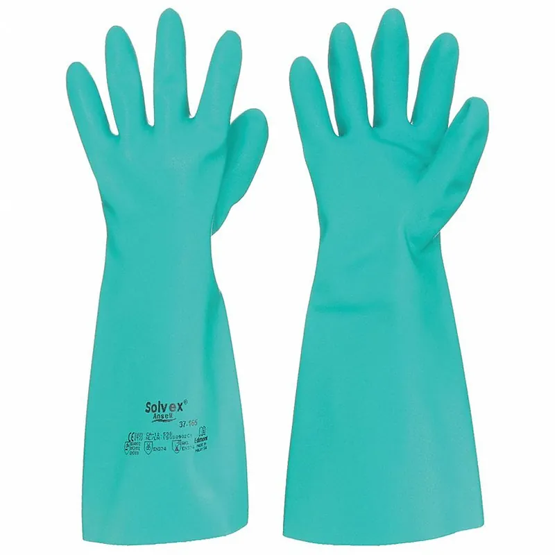 Ansell 37-165 Chemical Resistant Glove, 22 mil, Sz 11, PR