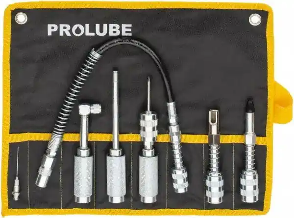 Prolube GAK/7 Greasing Accessory Kit For Use With Hand and Air Operated Grease Guns