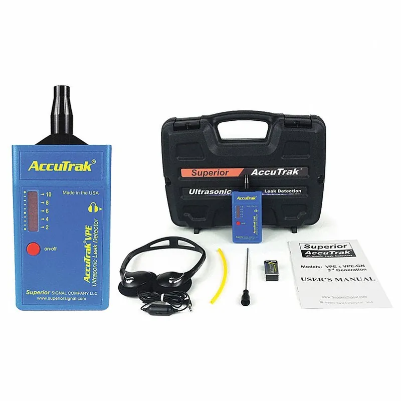 Accutrak VPE Ultrasonic Leak Detector, AC Frequency Response 36 KHz to 42 KHz