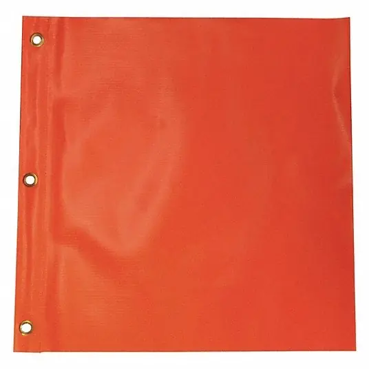 KVM Tools KV9RW13 Handheld Warning Flag, Fluorescent Orange, Width 18"