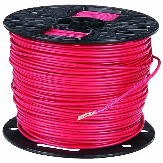 Southwire 22975701 Building Wire, THHN, 10 AWG, 500 ft, Red, Nylon Jacket, PVC Insulation