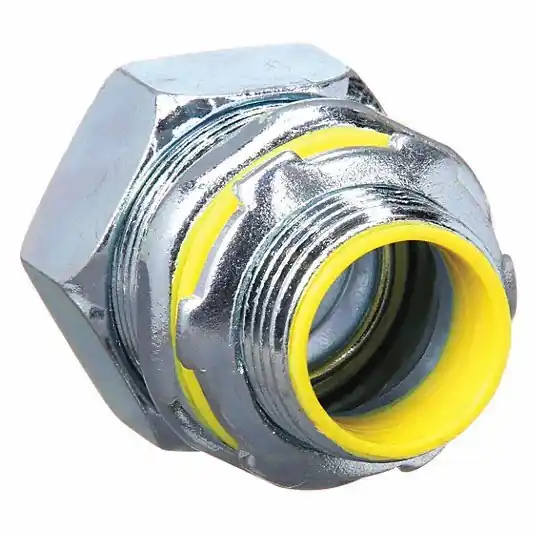 Raco 3514RAC Insulated Connector, 1 In., Malleable Iron