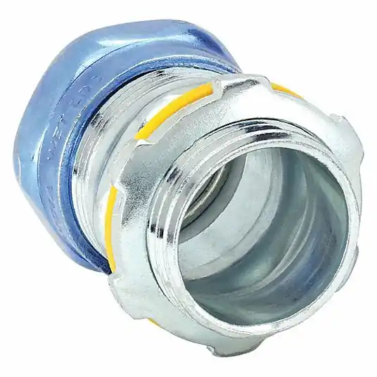 Raco 2904RT Compression Connector, 1" Conduit, Steel