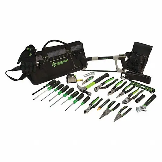 Greenlee 0159-28MULTI Electricians Tool Kit 26 Total Pcs, Tool Bag