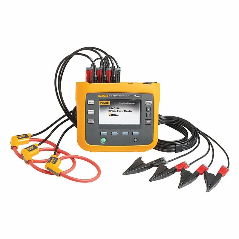 FLUKE 3540 FC KIT Power/Condition Monitor CAT II 1000V/CAT III 600V/CAT IV 300V, For Single/Split/Three Phase