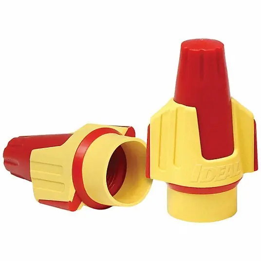 Twister 30-1047 Twist On Wire Connector, Red/Yellow, PK50