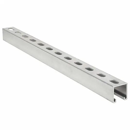 KVM Tools FS-200SS AL 60.00 Strut Channel, 5 ft. L, Aluminum, 12 Gauge