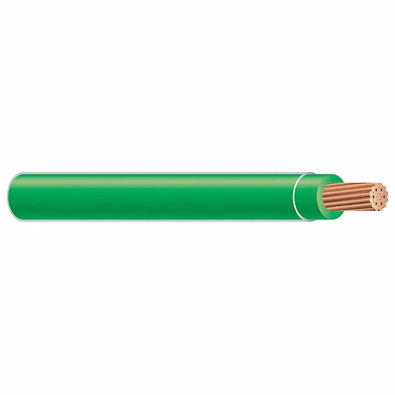 Southwire 20492535 Building Wire, THHN, 8 AWG, 100 ft, Green, Nylon Jacket, PVC Insulation