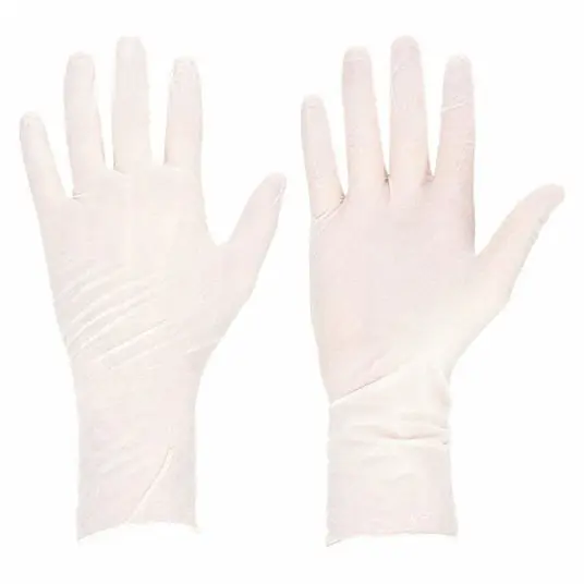 Microflex TQ-601-M Exam Gloves, Nitrile, Powder Free, White, M, 100 PK