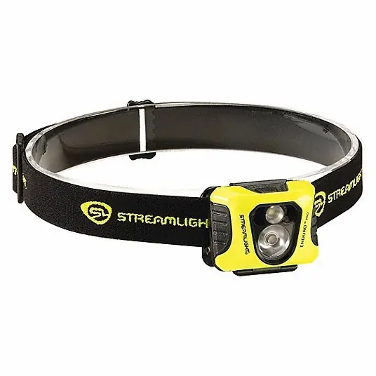 Streamlight 61421 Headlamp, 200/75/25 lm, Yellow Body, LED