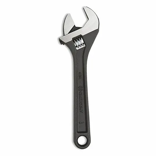 Crescent AT26VS Adjustable Wrench, 6" Nominal Length