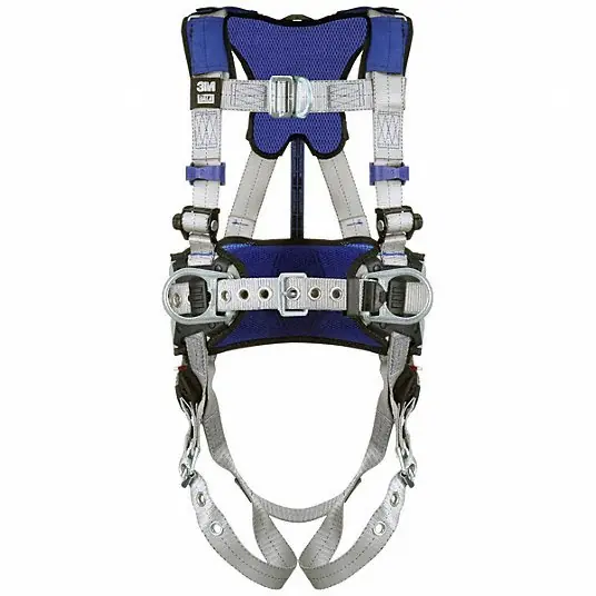 3M DBI-Sala 1401048 Harness, Vest Style, XL, Polyester, Gray