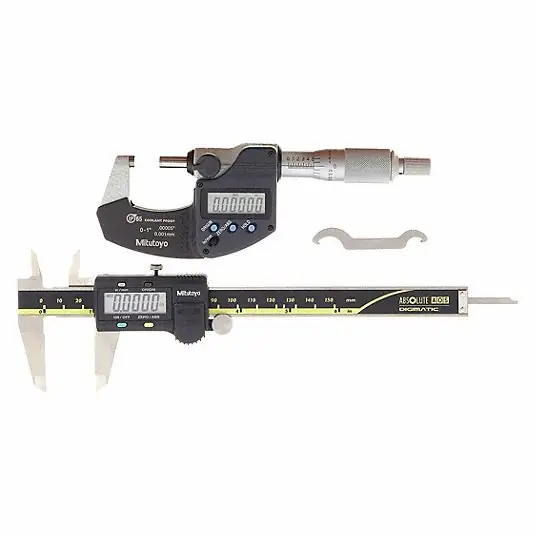 Mitutoyo 64PKA076B Precision Measuring Kit, Digital, Ratchet