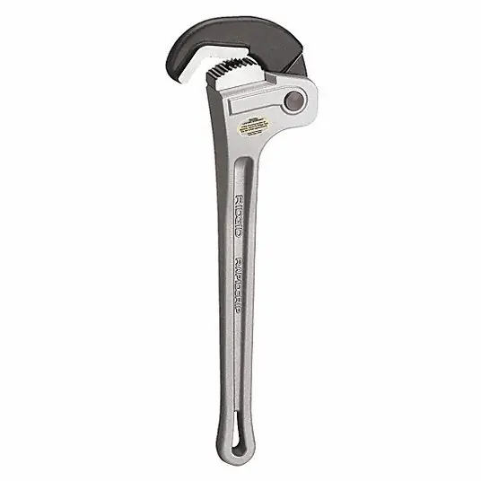 Ridgid 18 in L 2 1/2 in Cap. Aluminum Rapid Pipe Wrench