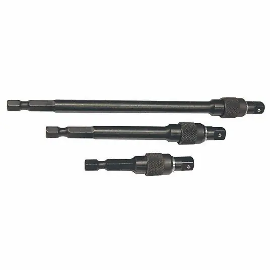 SK 32160 1/4" Drive Locking Extension Bit Set, 3 pcs