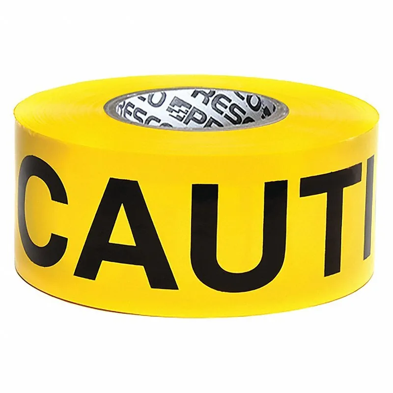 Presco B3104Y16-200 Barricade Tape, Yellow/Black, 1000ft x 3In