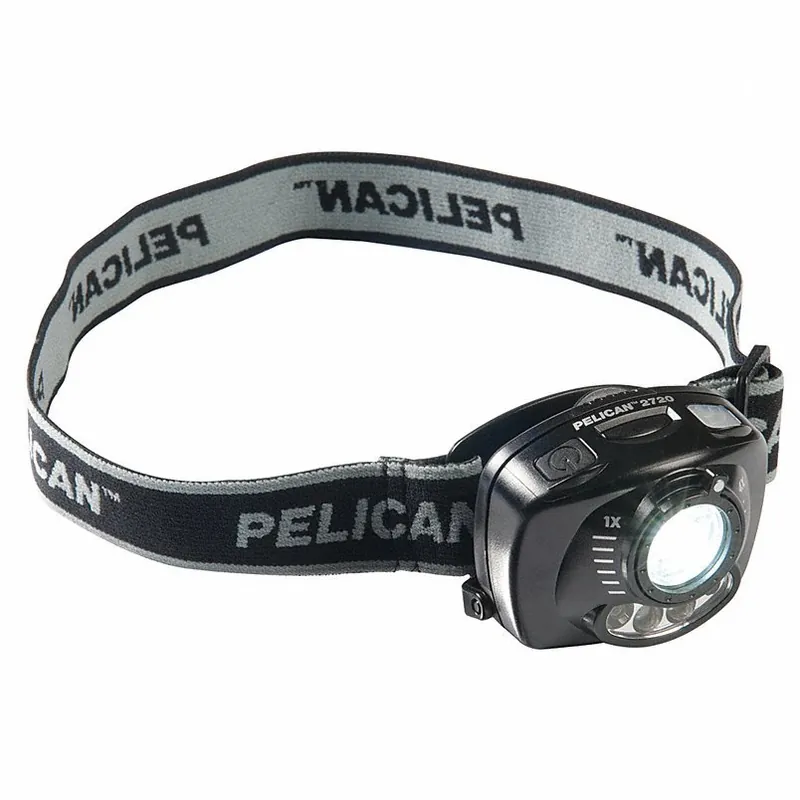 Pelican 027200-0101-110 80/5 Lumens, LED Black Headlamp