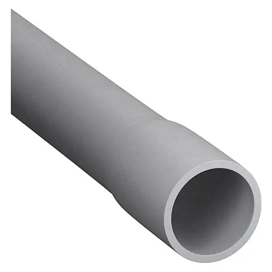 Cantex A53EA12 Schedule 80 Conduit, 4 In., 10 ft. L, PVC