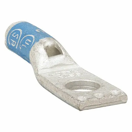 Burndy YA6CL3BOX One Hole Lug Compression Connector, 6 AWG