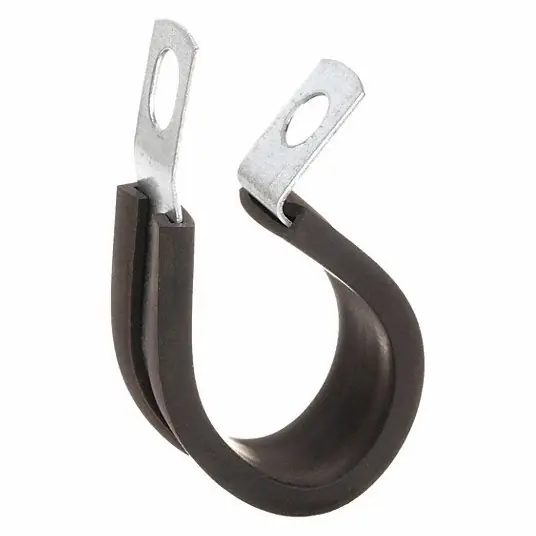 KVM Tools COL0809Z1 Clamp, OD 1/2 In, 1/2 In W, Cushion, PK50