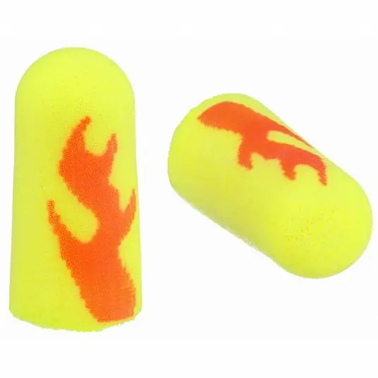 3M 312-1252 Disposable Uncorded Ear Plugs, Bullet Shape, 33 dB, 200 Pairs