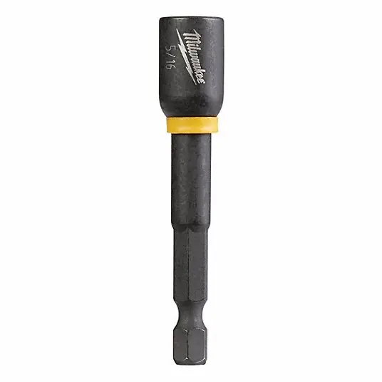 Milwaukee 49-66-4533 Nutsetter English/Imperial, 5/16 in Fastening Size, 2 9/16 in Overall Lg, Magnetized Tip