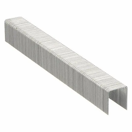 Stanley TRA708T Heavy Duty Staples, 24 ga, Narrow Crown, 1/2 in Leg L, Steel, 1000 PK